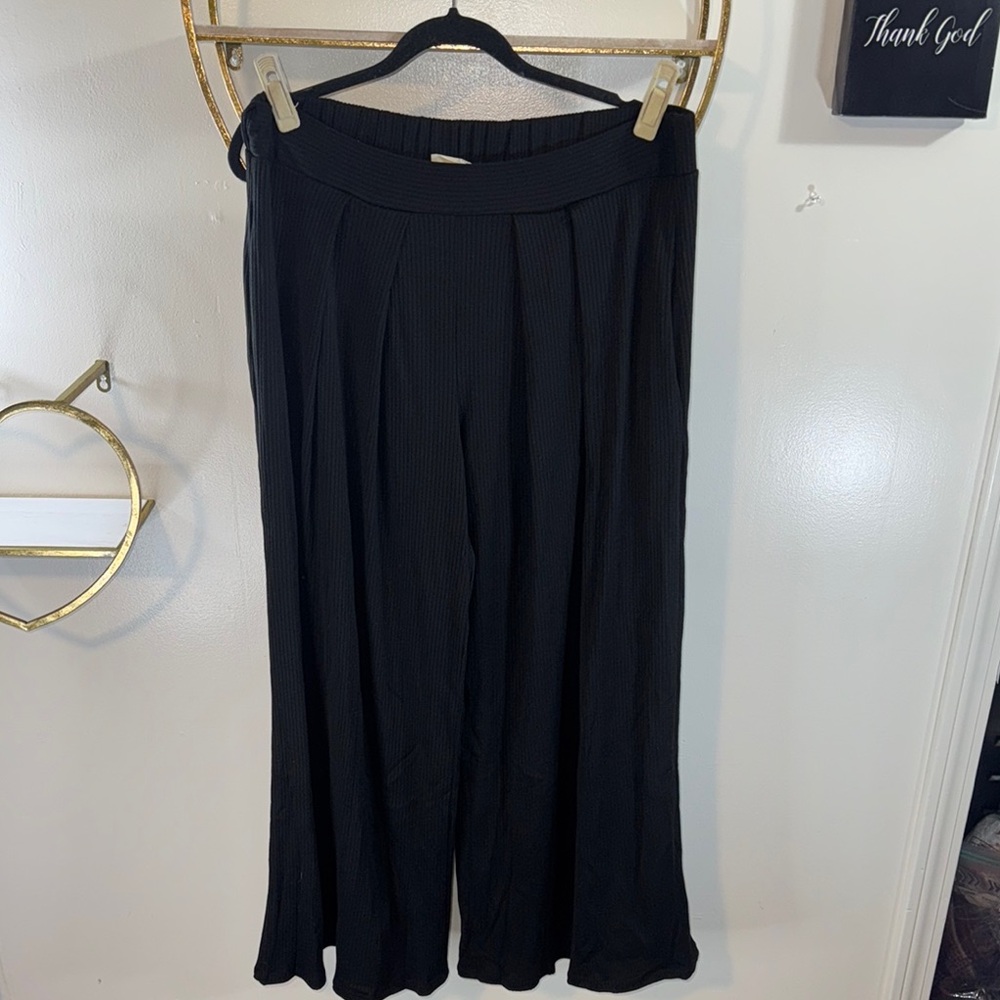 Jade by Jane Black Wide-Leg Pants XXL